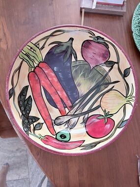 Certified International Vegetable Bowl Large Pamela Gladding 14”